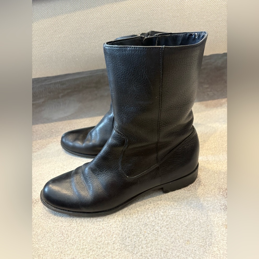 Calvin Klein Leather Terra Boots size 9